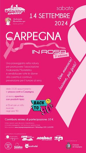 Carpegna in rosa 2024 volantino