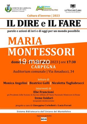 tra IL DIRE e il fare 2023 Carpegna rinvio