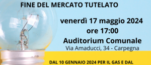 Incontro mercato tutelato luce gas 2024