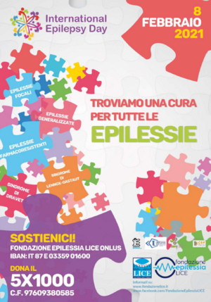 Giornata epilessia volantino 2021