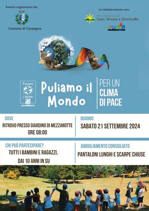 Puliamo il mondo 2024 Carpegna