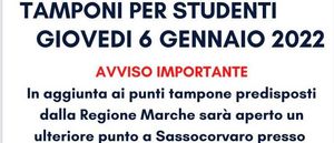 COVID 19 tamponi studenti