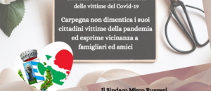 Giornata commemorazione vittime Covid